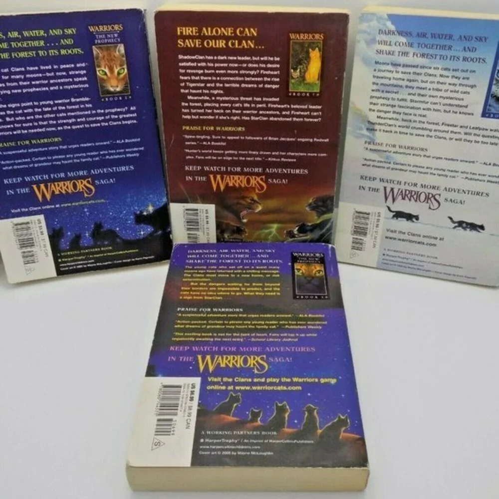 The New Prophecy‎ Warriors Book Lot